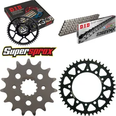 Chain Kit - Steel - for: KAWASAKI KLR250 85-92 15-44-104 DID520ZVM-X rivet