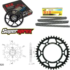 Chain Kit - Steel - for: KAWASAKI EL252 F Eliminator 97-03 14-40-112 DID520NZ Clip