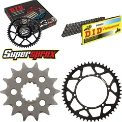 Chain Kit - Steel - for: KAWASAKI KLX300 R 03-03 14-50-110 DID520 Clip
