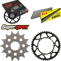 Chain Kit - Steel - for: KAWASAKI KLX300 R 03-03 14-50-110 DID520VX3 endless