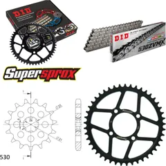Chain Kit - Steel - for: KAWASAKI Z400 B 78-79/Z400 G 79-79/Z4 15-45-100 DID530ZVM-X endless