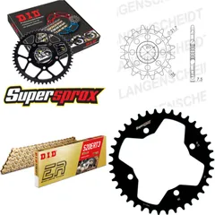Kettensatz Stahl für: KAWASAKI KFX450 R 08-12 14-38-094 DID520ERT2(G&G) Clip
