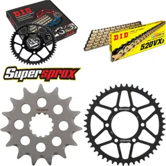 Chain Kit - Steel - for: KAWASAKI EN650 Vulcan S 15-15/EN650 V 15-46-120 DID520VX3(G&B) endless