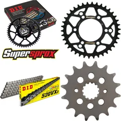 Chain Kit - Steel - for: KAWASAKI GPZ400 49PS 85-89/GPZ550 U 16-38-104 DID520VX3 endless