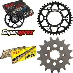 Chain Kit - Steel - for: KAWASAKI GPZ400 49PS 85-89/GPZ550 U 16-38-104 DID520VX3(G&B) Clip