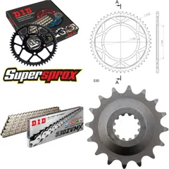 Chain Kit - Steel - for: KAWASAKI GPZ750R 85-90 16-49-112 DID530ZVM-X(S&S) endless