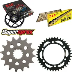 Chain Kit - Steel - for: KAWASAKI ZR-7 /S 750 99-04 16-38-108 DID525VX3(G&B) endless