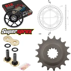 Chain Kit - Steel - for: KAWASAKI GPZ900 R 84-89 17-49-112 DID530ZVM-X(G&G) rivet