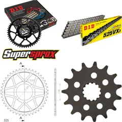 Chain Kit - Steel - for: KAWASAKI Z900 ABS 17- 15-44-114 DID525VX3 rivet