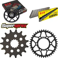 Chain Kit - Steel - for: KAWASAKI Z1000 /ABS 07-09 15-40-110 DID525VX3 rivet