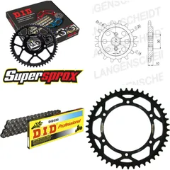 Chain Kit - Steel - for: HUSQVARNA SM125 00-13 13-46-112 DID520 Clip
