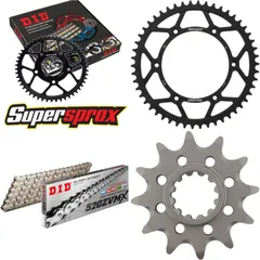 Chain Kit - Steel - for: HUSQVARNA TC250 06-08 12-50-116 DID520ZVM-X(S&S) rivet