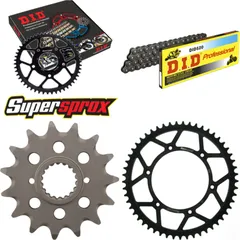 Chain Kit - Steel - for: HUSQVARNA TC449 11-13 15-53-110 DID520 Clip