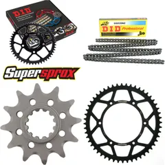 Chain Kit - Steel - for: HUSQVARNA TC610 92-97 12-52-120 DID520NZ Clip