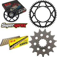 Chain Kit - Steel - for: HUSQVARNA CR250 99-99 15-50-114 DID520VX3(G&B) Clip