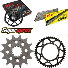 Chain Kit - Steel - for: HUSABERG FE400 /S /E 00-03/FE501 /S / 14-48-120 DID520VX3 Clip
