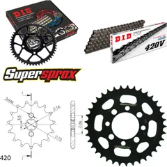 Chain Kit - Steel - for: SUZUKI LT50 L 98-03 11-37-078 DID420V Clip