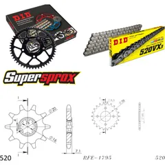 Kettensatz Stahl KA/SU KFX80 KSF[US] 03-06/LT80 Quad 10-22-036 DID520VX3 Niet