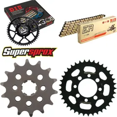 Kettensatz Stahl für: SUZUKI DRZ110 01-02 14-37-090 DID420NZ3(G&B) Clip