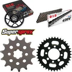 Chain Kit - Steel - for: SUZUKI DRZ110 01-02 14-37-090 DID420V Clip