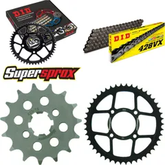 Kettensatz Stahl für: SUZUKI RV125 Van Van 73-81 15-46-116 DID428VX Endlos
