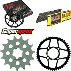Kettensatz Stahl für: SUZUKI RV125 Van Van 03-06 15-51-134 DID428HD Clip