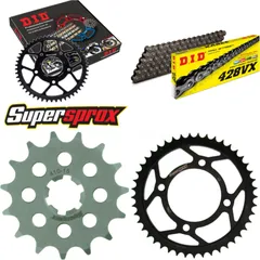 Kettensatz Stahl für: SUZUKI GZ125 Gunfighter 00-06/GZ125 M 15-45-132 DID428VX Niet
