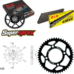 Chain Kit - Steel - for: SUZUKI RG125 F 92-95 16-47-130 DID428VX endless