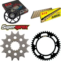 Chain Kit - Steel - for: SUZUKI RGV250 89-93 14-43-114 DID520VX3(G&B) endless