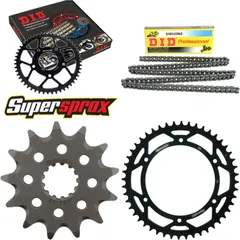 Chain Kit - Steel - for: SUZUKI TS250 X 85-89 13-48-112 DID520NZ Clip