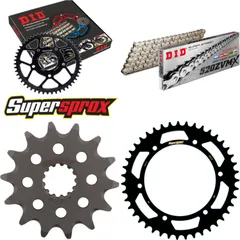Chain Kit - Steel - for: SUZUKI DR350 S 90-93 14-43-108 DID520ZVM-X(S&S) endless