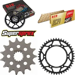 Chain Kit - Steel - for: SUZUKI DR350 [US] 94-99/DR350 SE 99-9 15-44-112 DID520ERT2(G&G) Clip