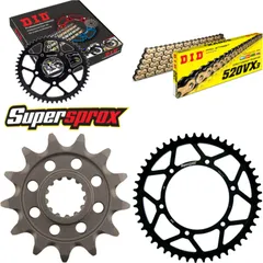 Chain Kit - Steel - for: SUZUKI RM-Z 250 13-14 13-49-114 DID520VX3(G&B) rivet