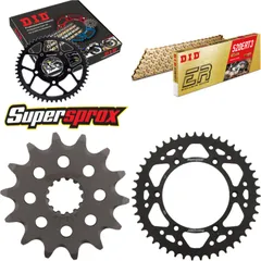 Chain Kit - Steel - for: SUZUKI DR-Z 400 E 00-07 14-47-112 DID520ERT2(G&G) Clip