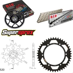 Chain Kit - Steel - for: SUZUKI DR400 S 80-81 16-44-106 DID520ZVM-X(S&S) endless
