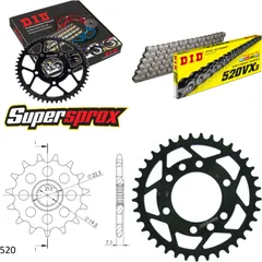 Kettensatz Stahl für: SUZUKI GN400 /L /TD 80-82 16-37-098 DID520VX3 Endlos
