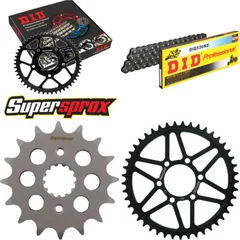 Kettensatz Stahl für: SUZUKI GS400 77-83/GS400 E 78-83/GS45 16-45-104 DID530NZ Clip