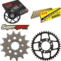 Chain Kit - Steel - KA/SU KFX400 KSF [US] 02-06/LT-Z 40 14-40-096 DID520VX3(G&B) rivet
