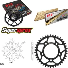 Chain Kit - Steel - for: SUZUKI GS500 E 89-93 16-39-110 DID520ZVM-X(G&G) rivet