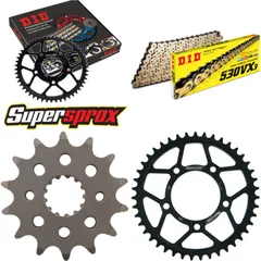 Chain Kit - Steel - for: SUZUKI RF600 F /R 93-95 14-43-108 DID530VX3(G&B) rivet