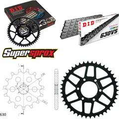 Chain Kit - Steel - for: SUZUKI GSX1100 ES 83-88 15-42-098 DID630VS endless