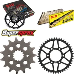 Chain Kit - Steel - for: SUZUKI GSF1200 /N /S Bandit 95-05 15-45-110 DID530VX3(G&B) rivet