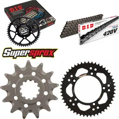 Chain Kit - Steel - for: KTM SX60 98-99/SX65 00-01 13-48-112 DID420V Clip