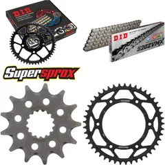 Chain Kit - Steel - for: KTM 125 LC2 97-00/Sting 125 80 Km/h 13-45-110 DID520ZVM-X rivet