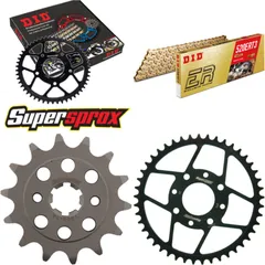 Chain Kit - Steel - for: KTM 125 Duke 4-Loch 11-15 14-45-112 DID520ERT3(G&G) Clip