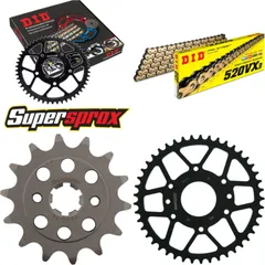 Chain Kit - Steel - for: KTM 125 Duke 6-Loch 11-19/RC125 14-45-112 DID520VX3(G&B) rivet
