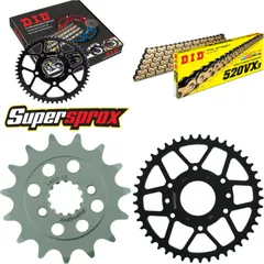Chain Kit - Steel - for: KTM Duke 13-15/RC 390 13-15 15-45-114 DID520VX3(G&B) endless