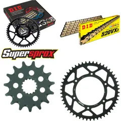 Chain Kit - Steel - for: KTM EGS620 LC4 94-94/EXC620 LC4 94-99 15-50-118 DID520VX3(G&B) Clip