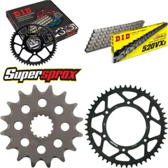 Chain Kit - Steel - for: KTM EGS620 LC4-E 97-98 16-50-120 DID520VX3 Clip