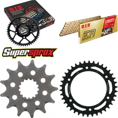Chain Kit - Steel - for: KTM EXE125 Supermoto 00-01 13-38-106 DID520ERT2(G&G) Clip